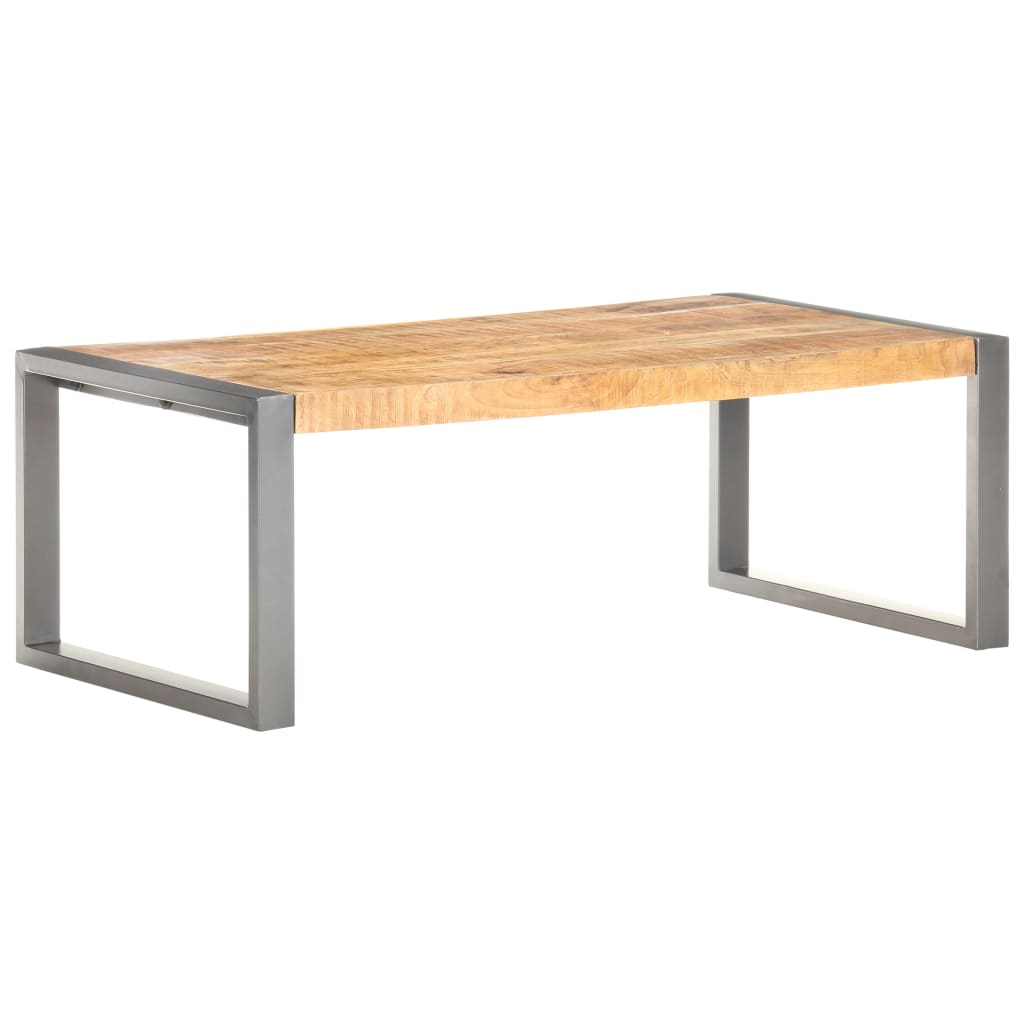 vidaXL Konferenčný stolík 110x60x40 cm, surové mangové drevo