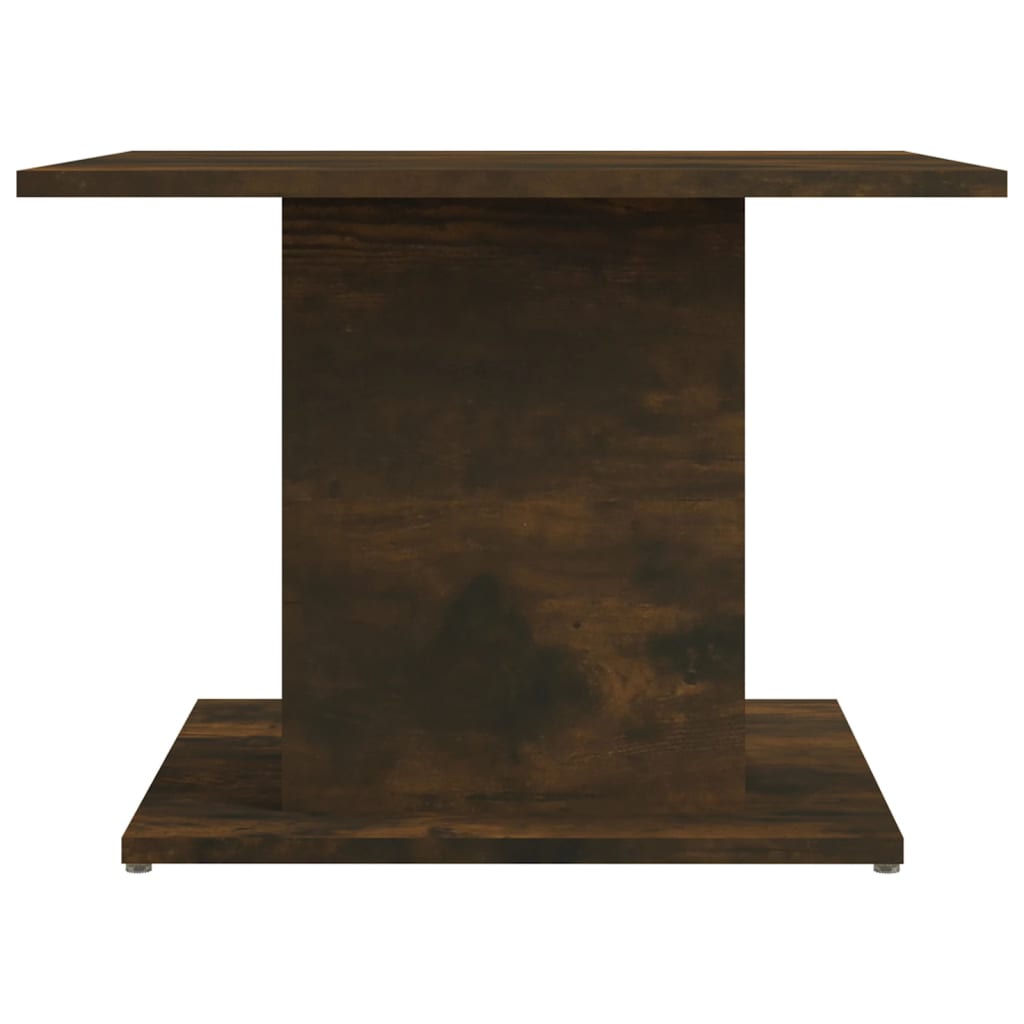 vidaXL Konferenčný stolík dymový dub 55,5x55,5x40 cm drevotrieska