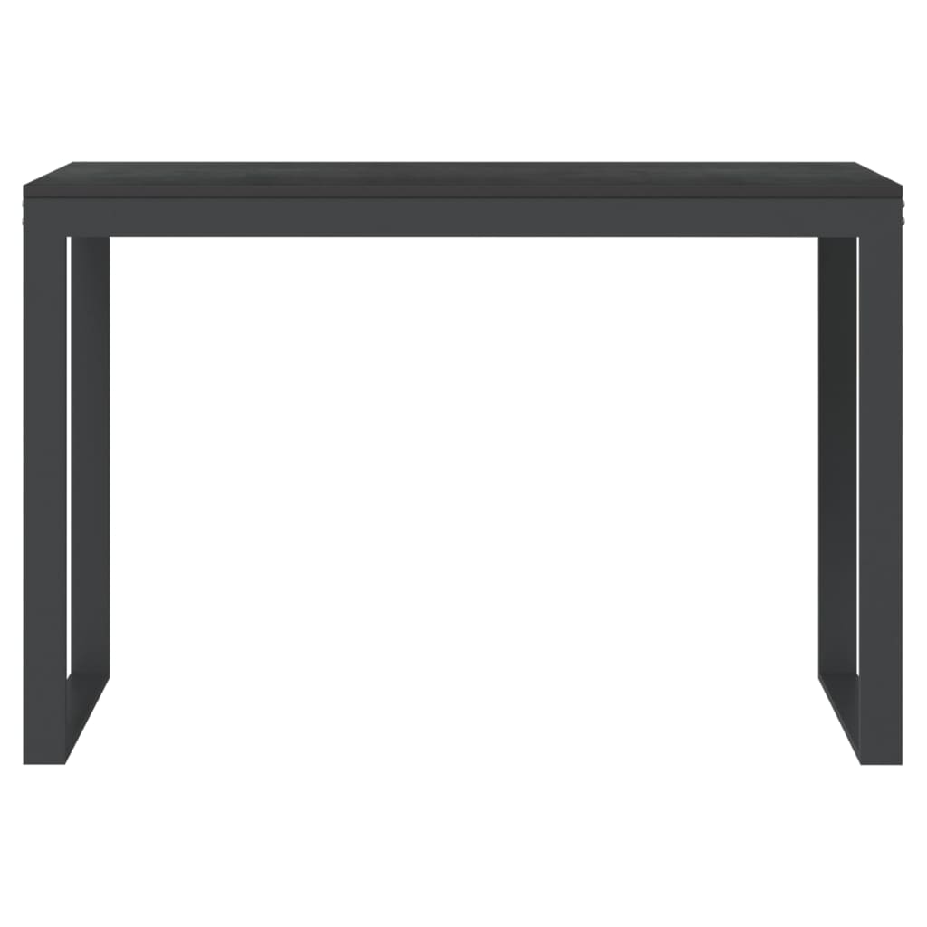 vidaXL Počítačový stôl čierny 110x60x73 cm drevotrieska