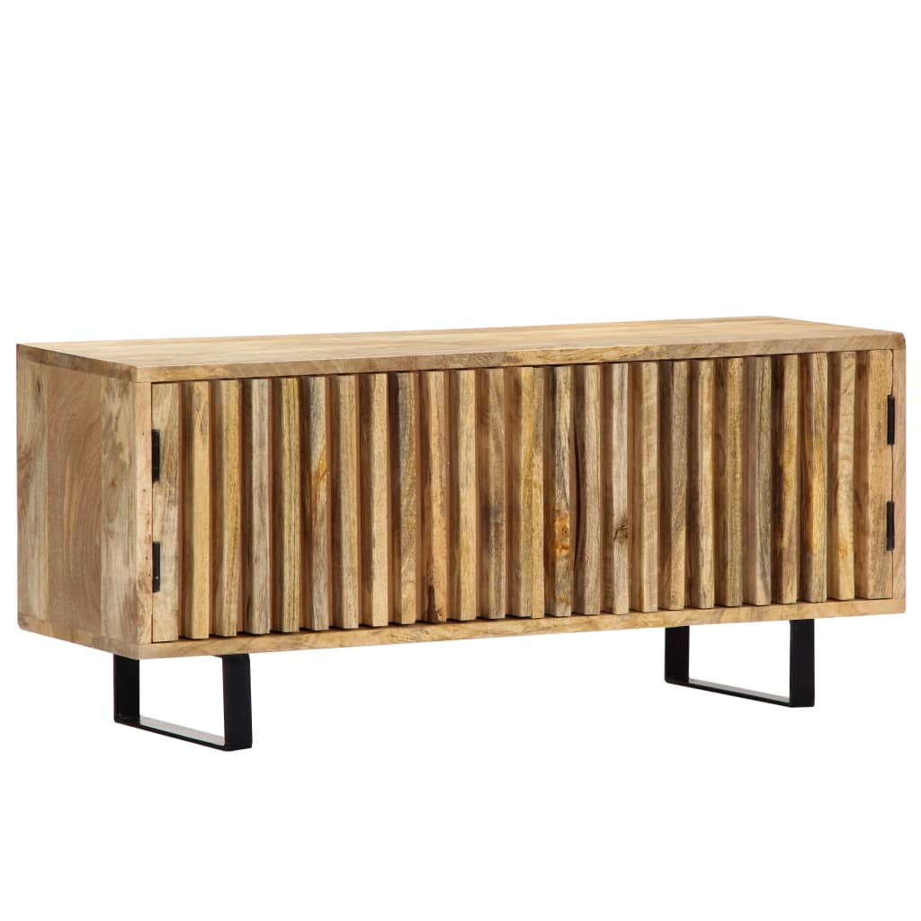 vidaXL TV stolík z mangovníkového dreva 90x30x40 cm