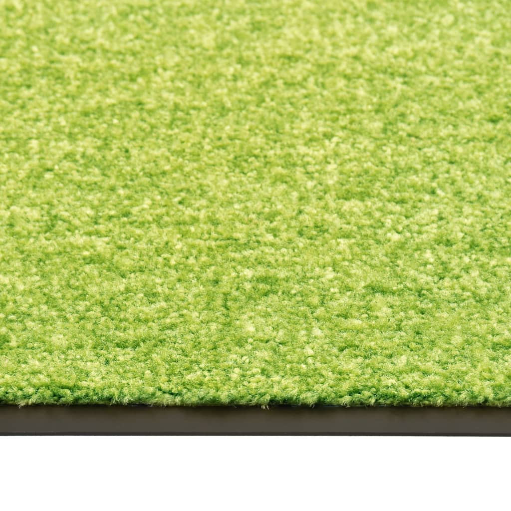 vidaXL Rohožka, prateľná, zelená 90x150 cm