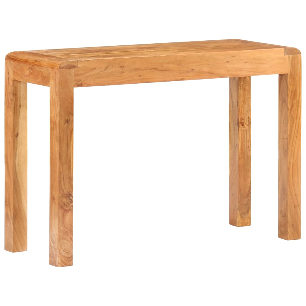 vidaXL Konzolový stolík 110x40x76 cm, akáciový masív s medovým náterom