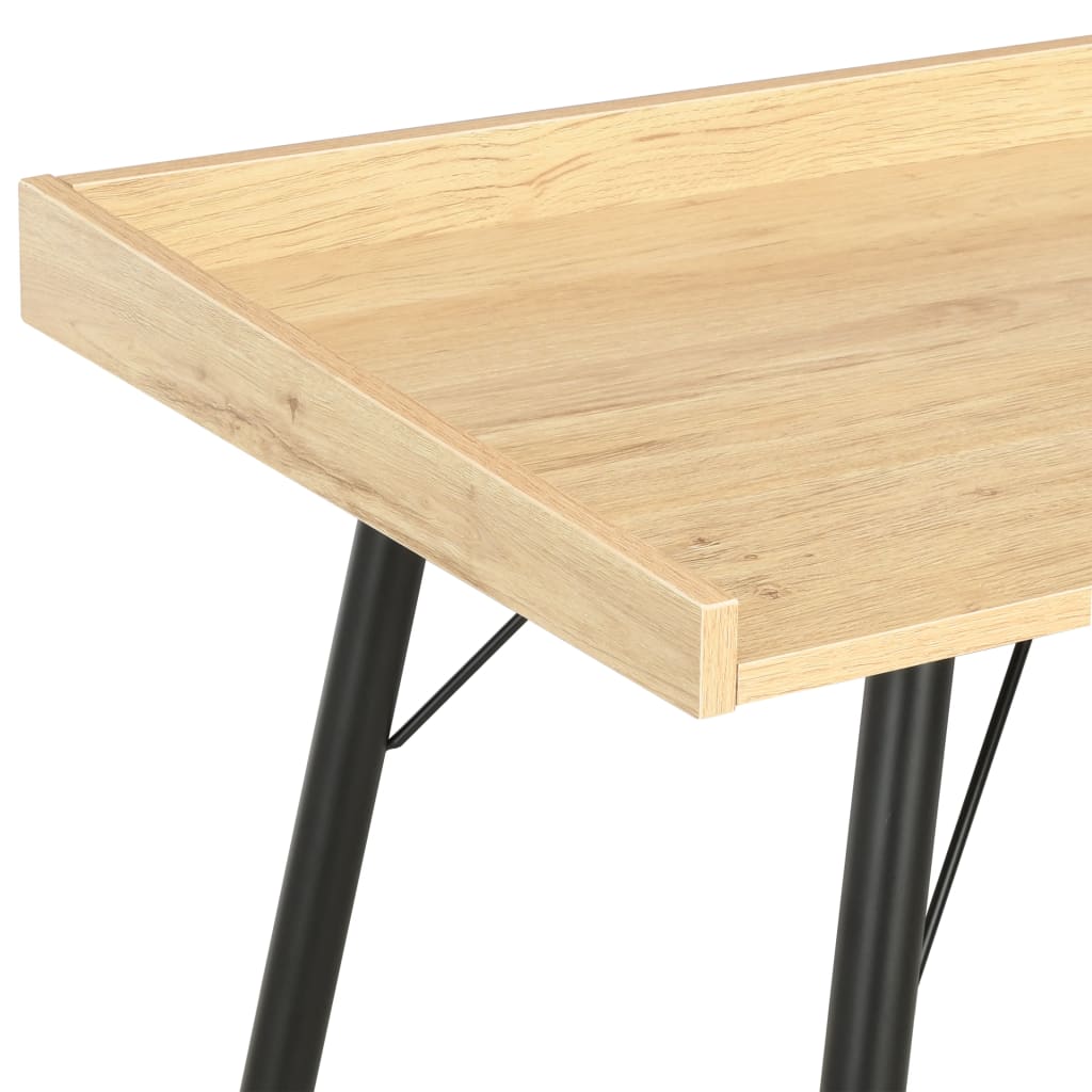 vidaXL Stôl dubová farba 90x50x79 cm