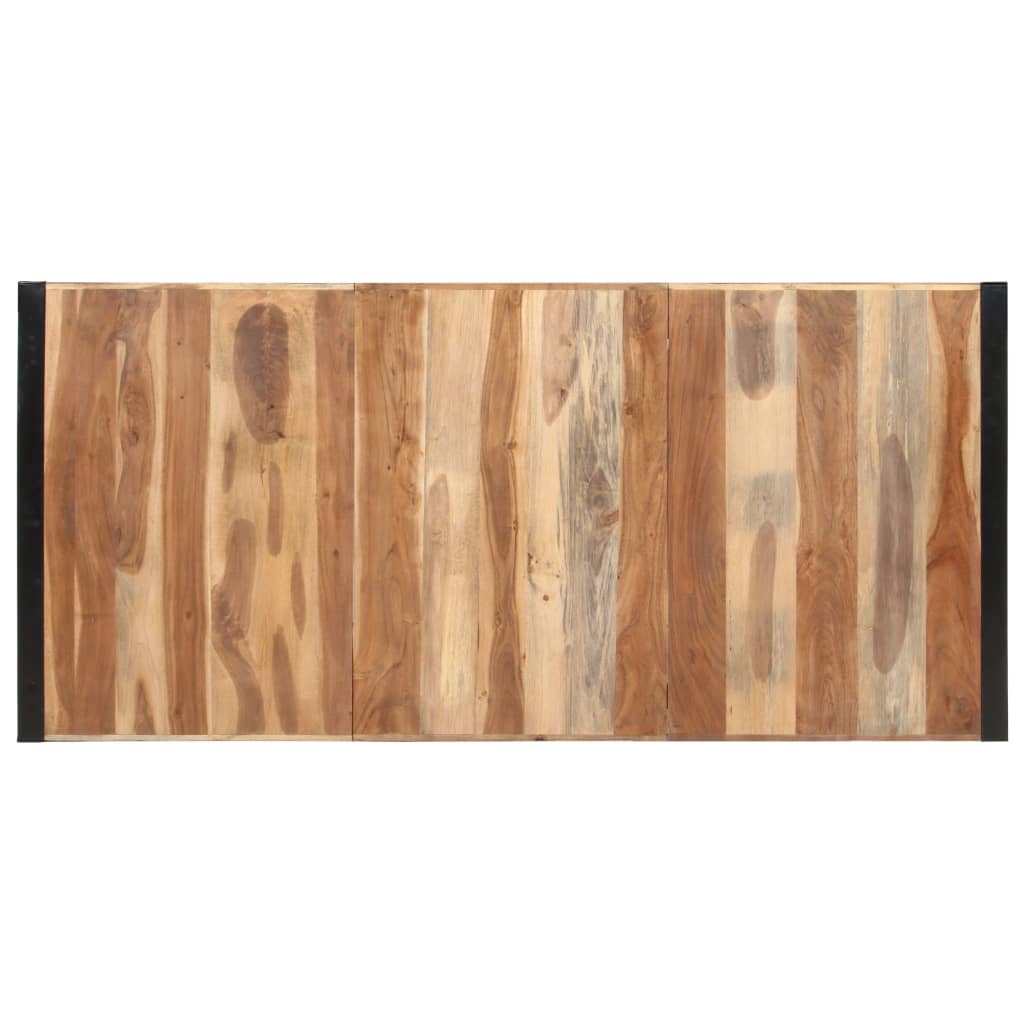 vidaXL Jedálenský stôl 220x100x75 cm masívne drevo so sheeshamovou úpravou