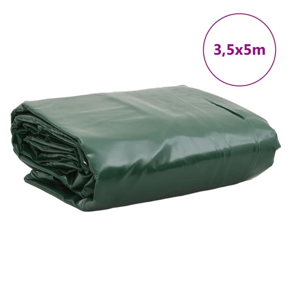 vidaXL Celta, zelená 3,5x5 m 650 g/m²