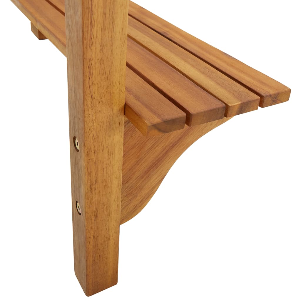 vidaXL Balkónový barový stôl 90x37x122,5 cm akáciový masív