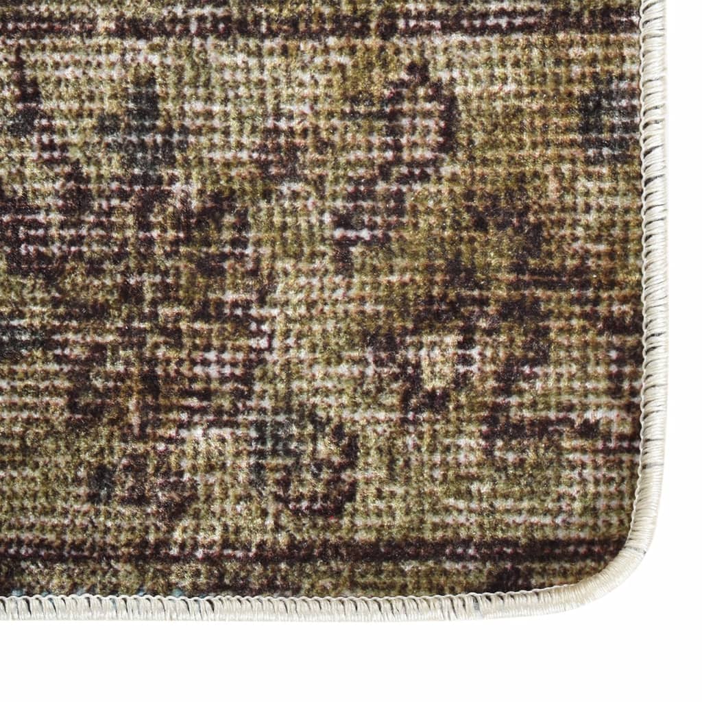 vidaXL Prateľný koberec patchwork 80x300 cm viacfarebný protišmykový