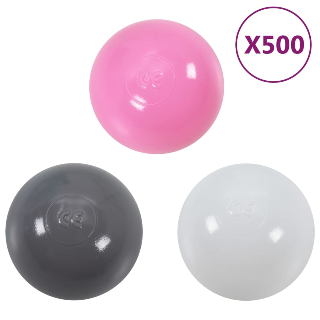 vidaXL Hracie loptičky 500 ks, viacfarebné