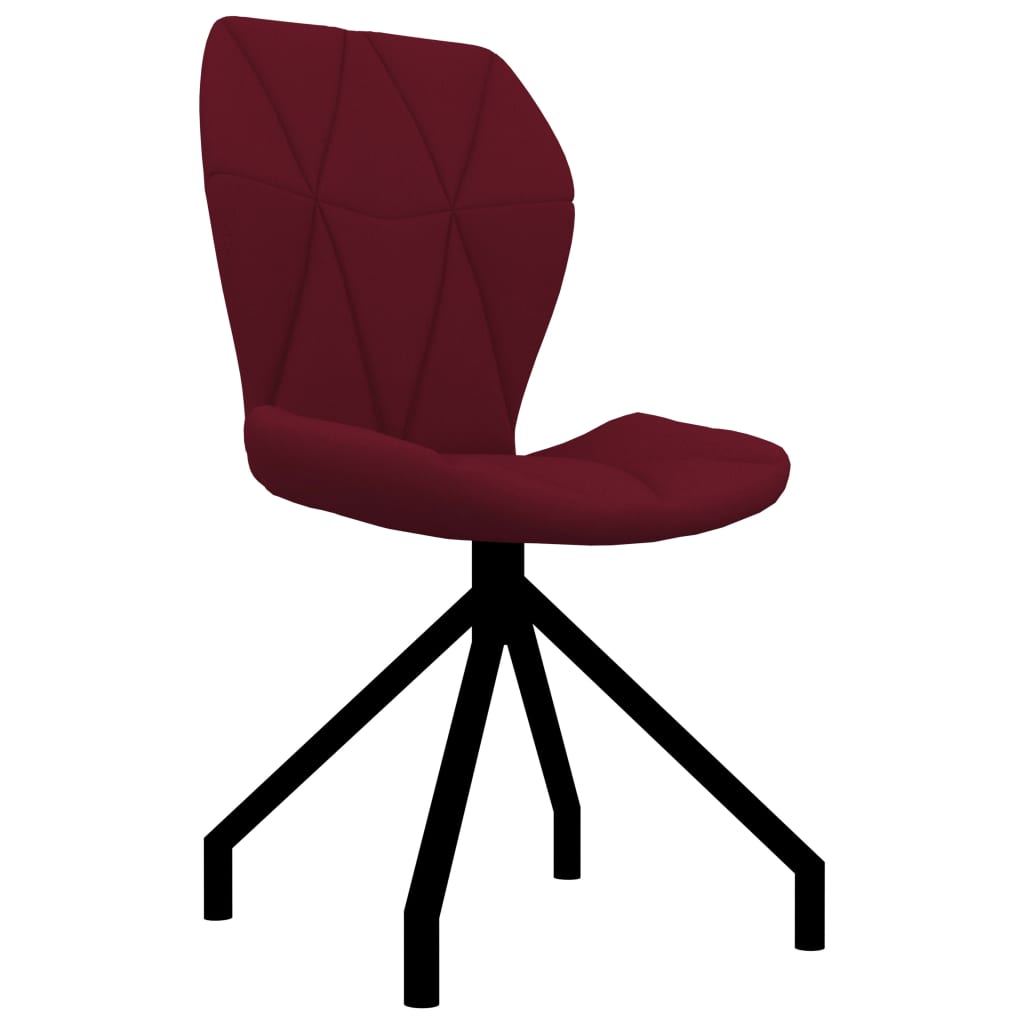 vidaXL Jedálenské stoličky 6 ks vínovo-červené umelá koža