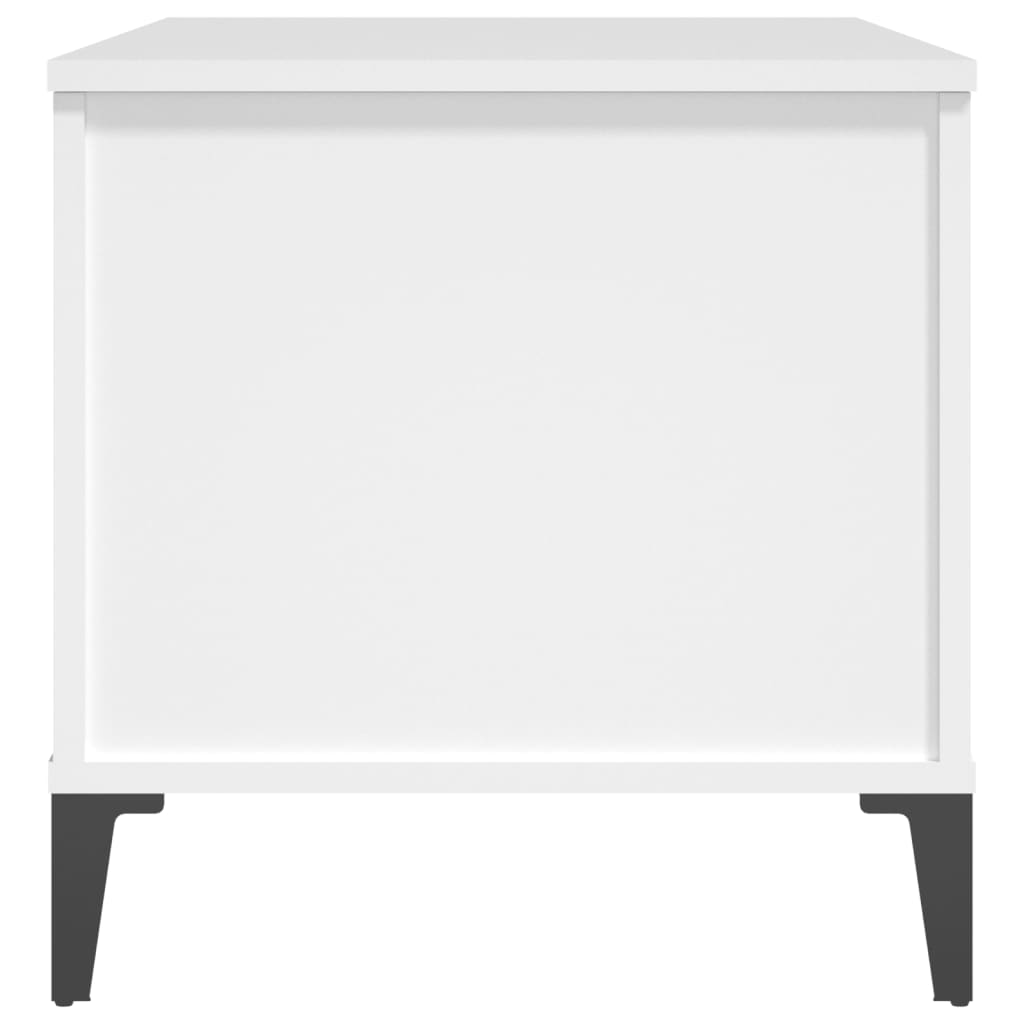 vidaXL Konferenčný stolík biely 90x44,5x45 cm spracované drevo