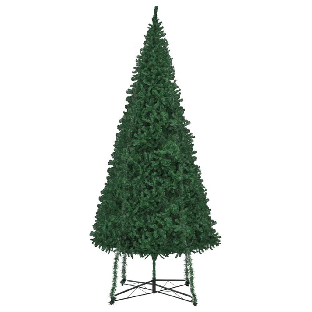vidaXL Umelý vianočný stromček so stojanom 500 cm, zelený