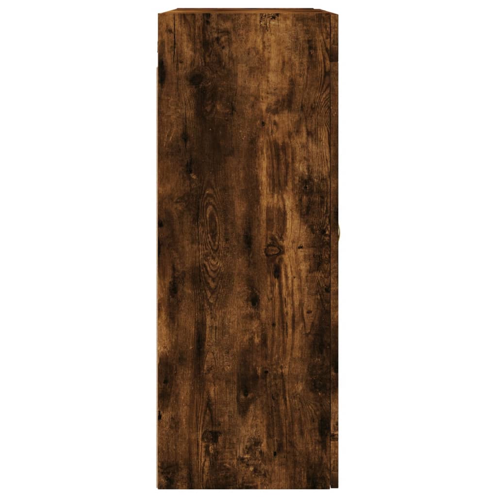 vidaXL Nástenné skrinky 2 ks dymový dub kompozitné drevo