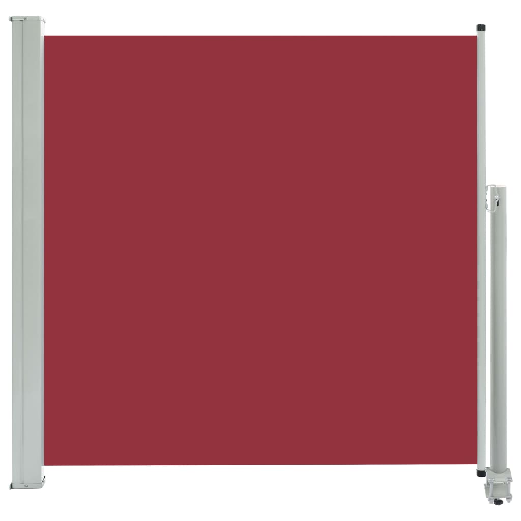 vidaXL Zaťahovacia bočná markíza na terasu 160x300 cm, červená