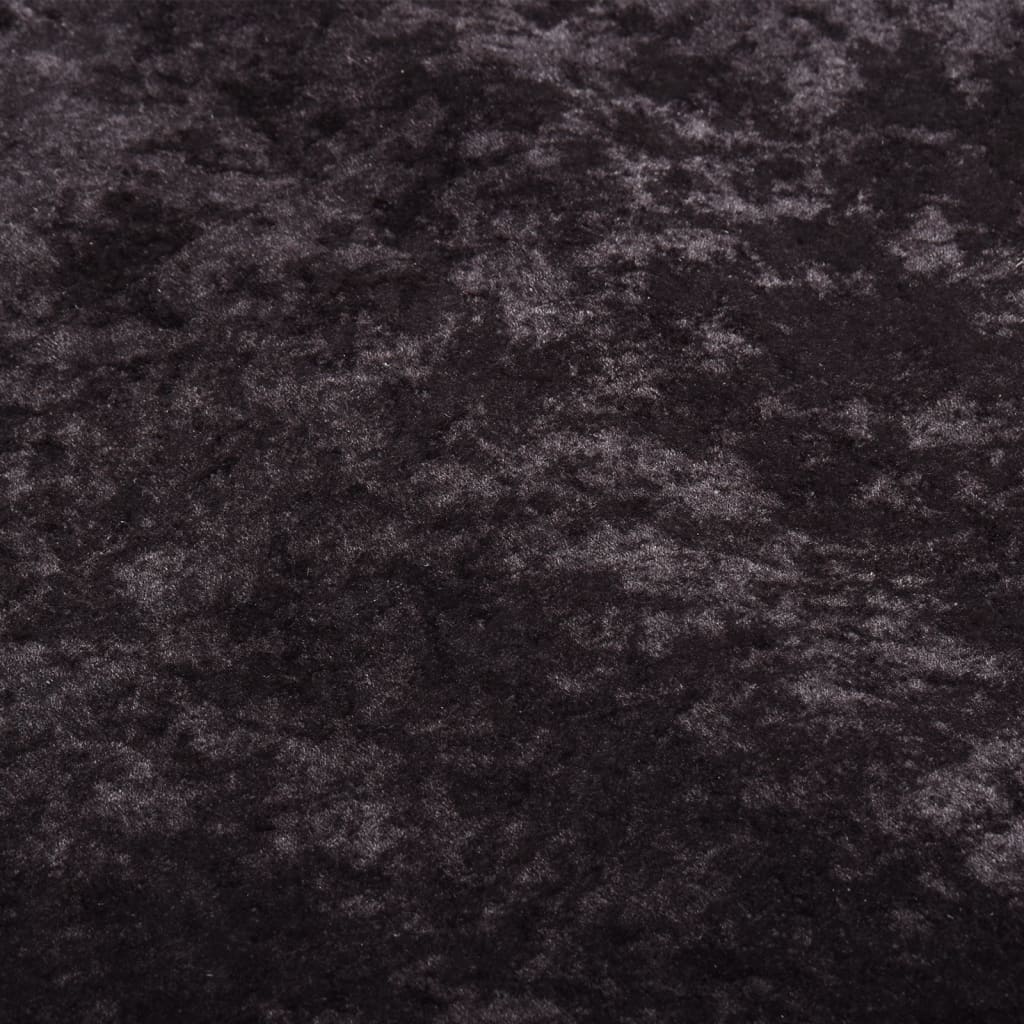 vidaXL Prateľný koberec 80x150 cm antracitový protišmykový