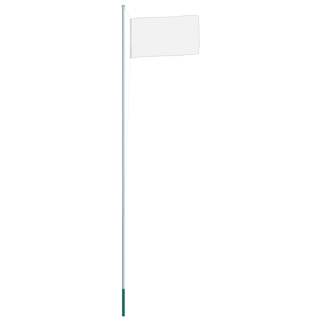 vidaXL Viacdielny vlajkový stožiar 6,2 m hliníkový