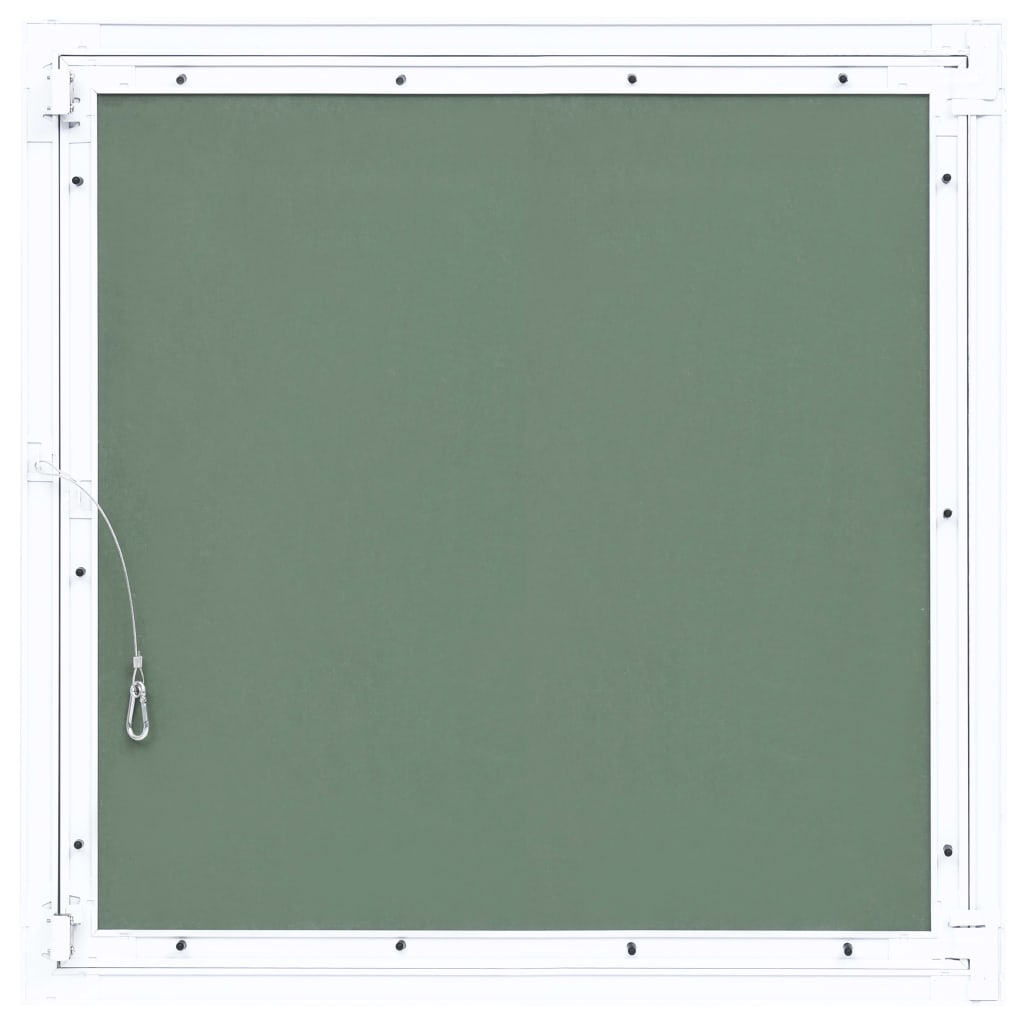 vidaXL Prístupový panel s hliníkovým rámom a sadrokartónom 700x700 mm