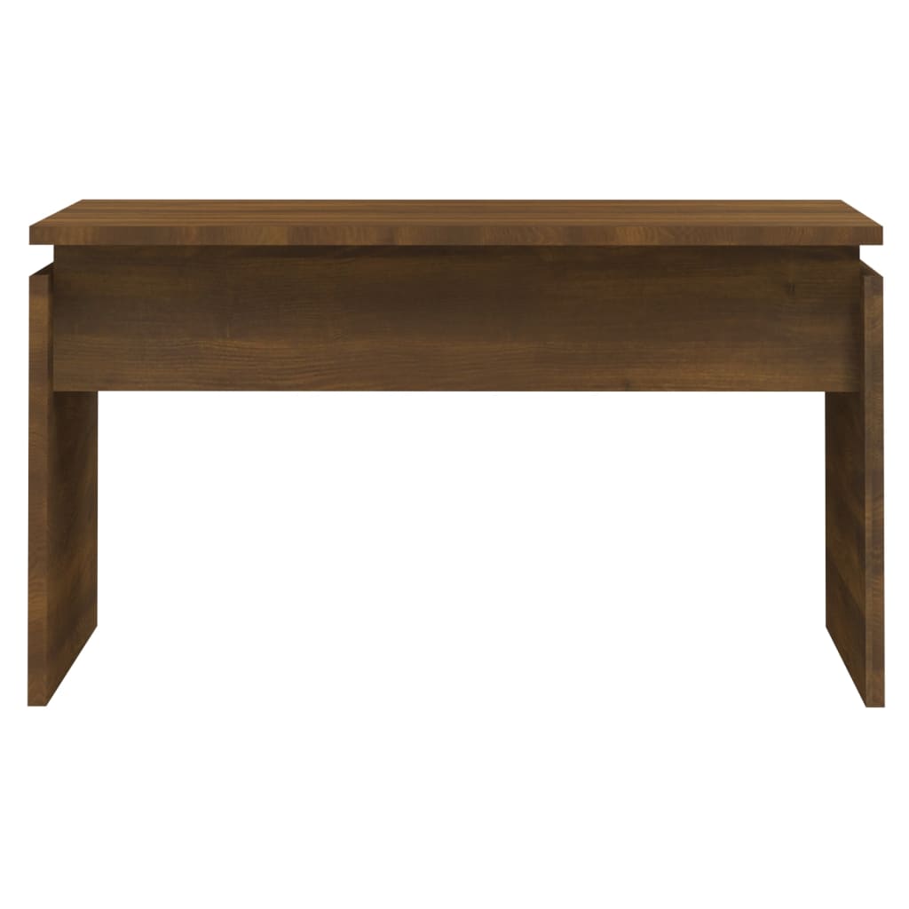 vidaXL Konferenčný stolík hnedý dub 68x50x38 cm spracované drevo