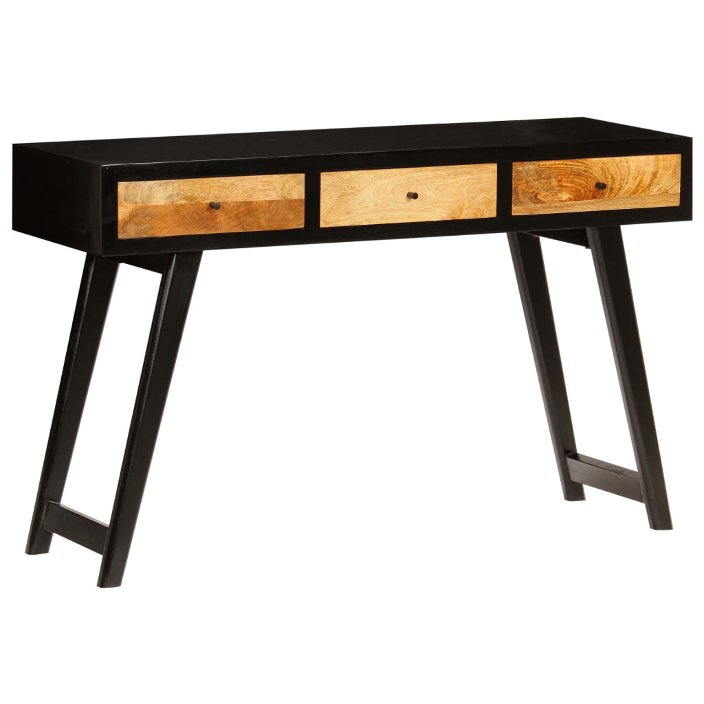 vidaXL Písací stôl z masívneho mangovníkového dreva 120x40x76 cm