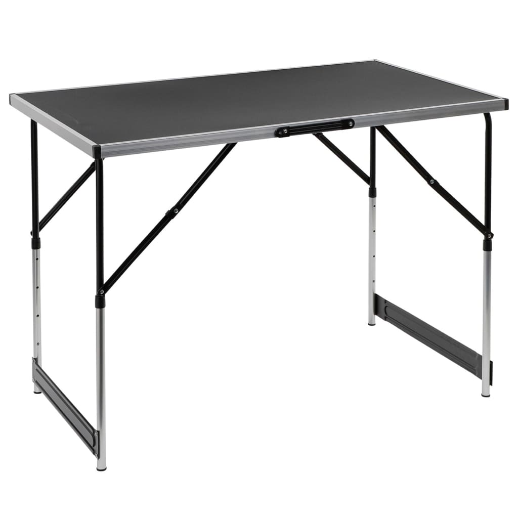 HI Skladací stôl 100x60x94 cm hliníkový