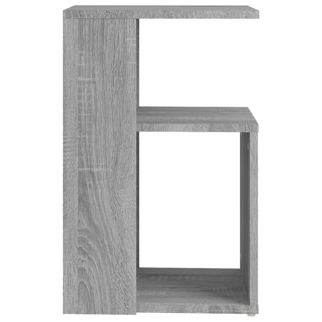 vidaXL Príručný stolík sivý dub sonoma 36x30x56 cm spracované drevo