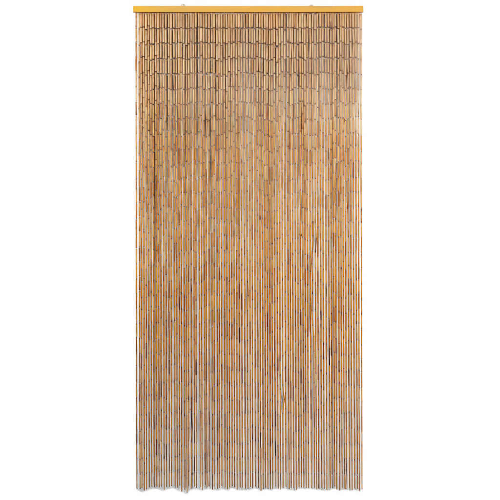 vidaXL Bambusový záves do dverí, 90x200 cm