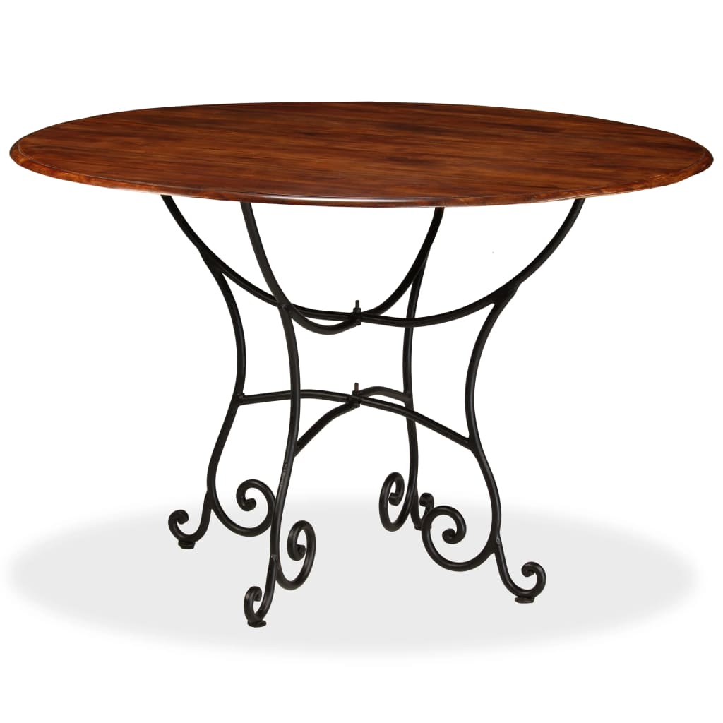 vidaXL Jedálenský stôl, akáciový masív s medovým náterom 120x76 cm