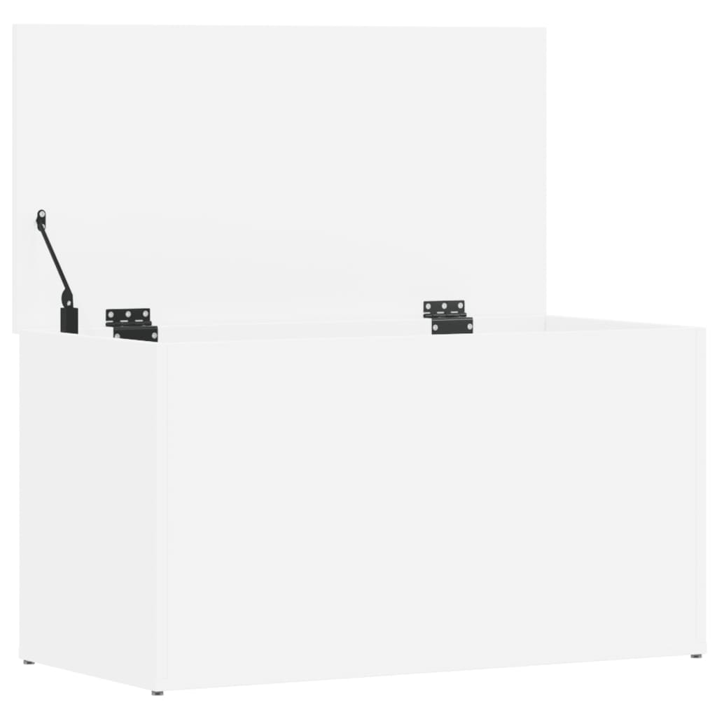 vidaXL Úložná truhlica, biela 84x42x46 cm, kompozitné drevo