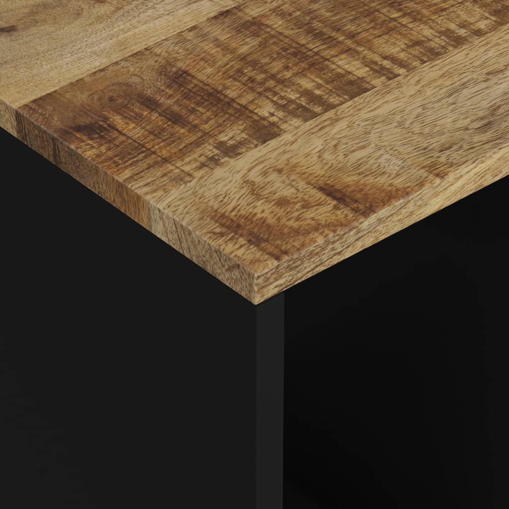 vidaXL Bočný stolík 40x31x46 cm masívny mangovník a spracované drevo