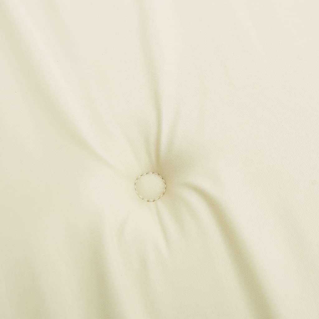 vidaXL Podložka na kreslo na terasu, krémová (75+105)x50x3 cm