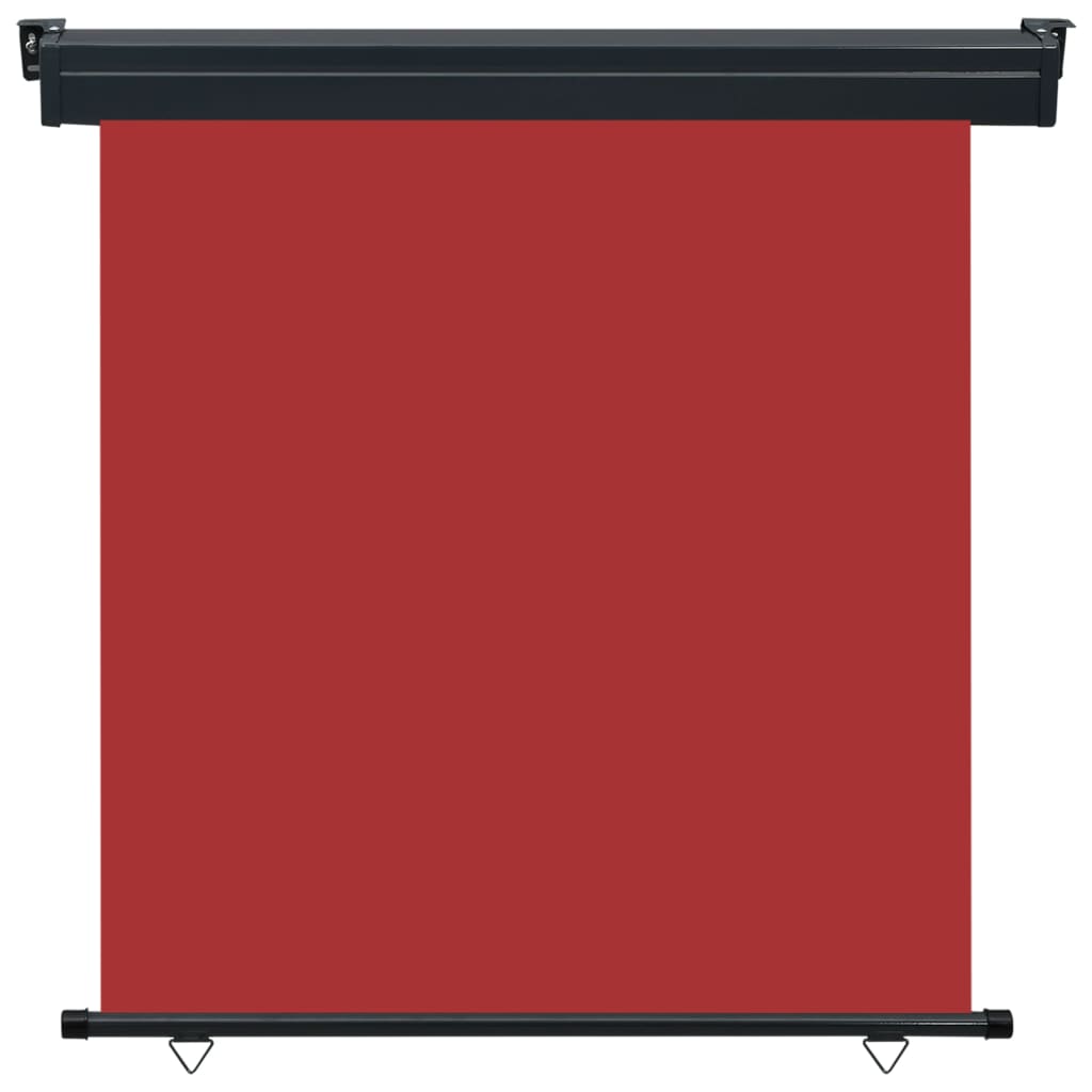 vidaXL Bočná markíza na balkón 160x250 cm, červená