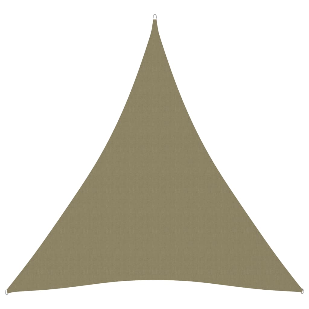 vidaXL Tieniaca plachta oxfordská látka trojuholníková 4x5x5 m béžová