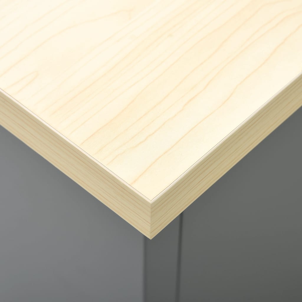vidaXL Pracovný stôl čierny 160x60x85 cm oceľový