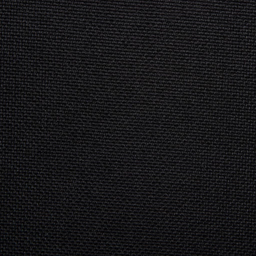 vidaXL Otočné jedálenské stoličky 6 ks čierne látkové
