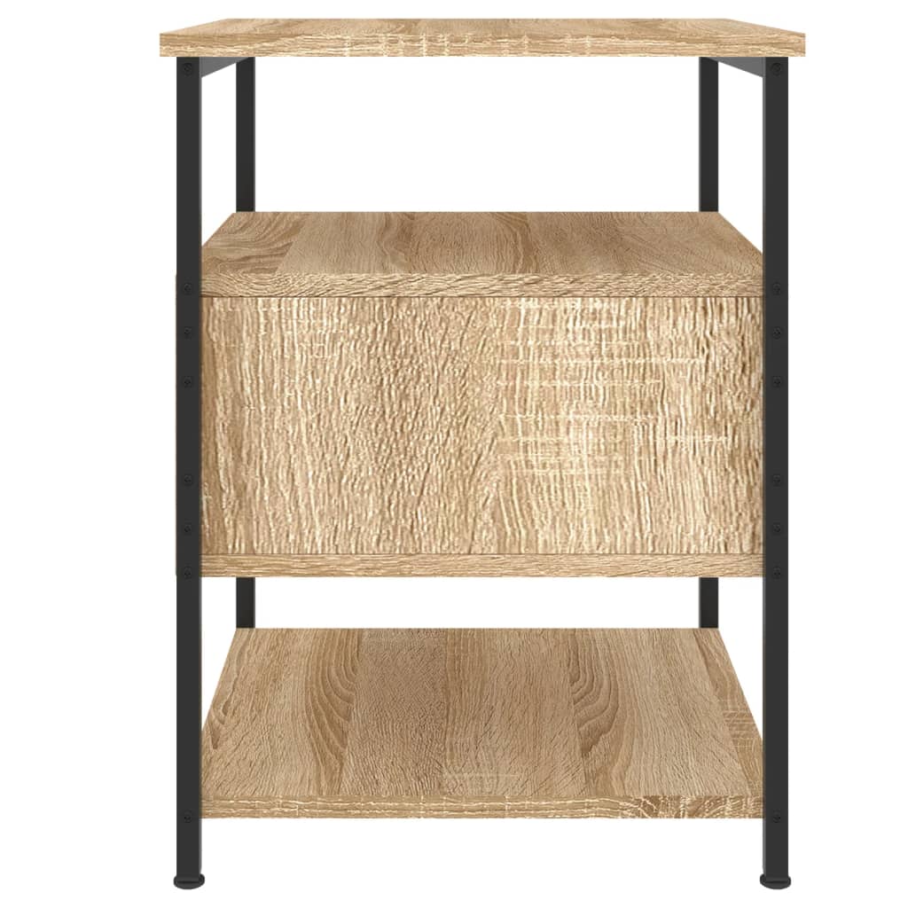 vidaXL Nočné stolíky 2 ks dub sonoma 40x42x56 cm kompozitné drevo