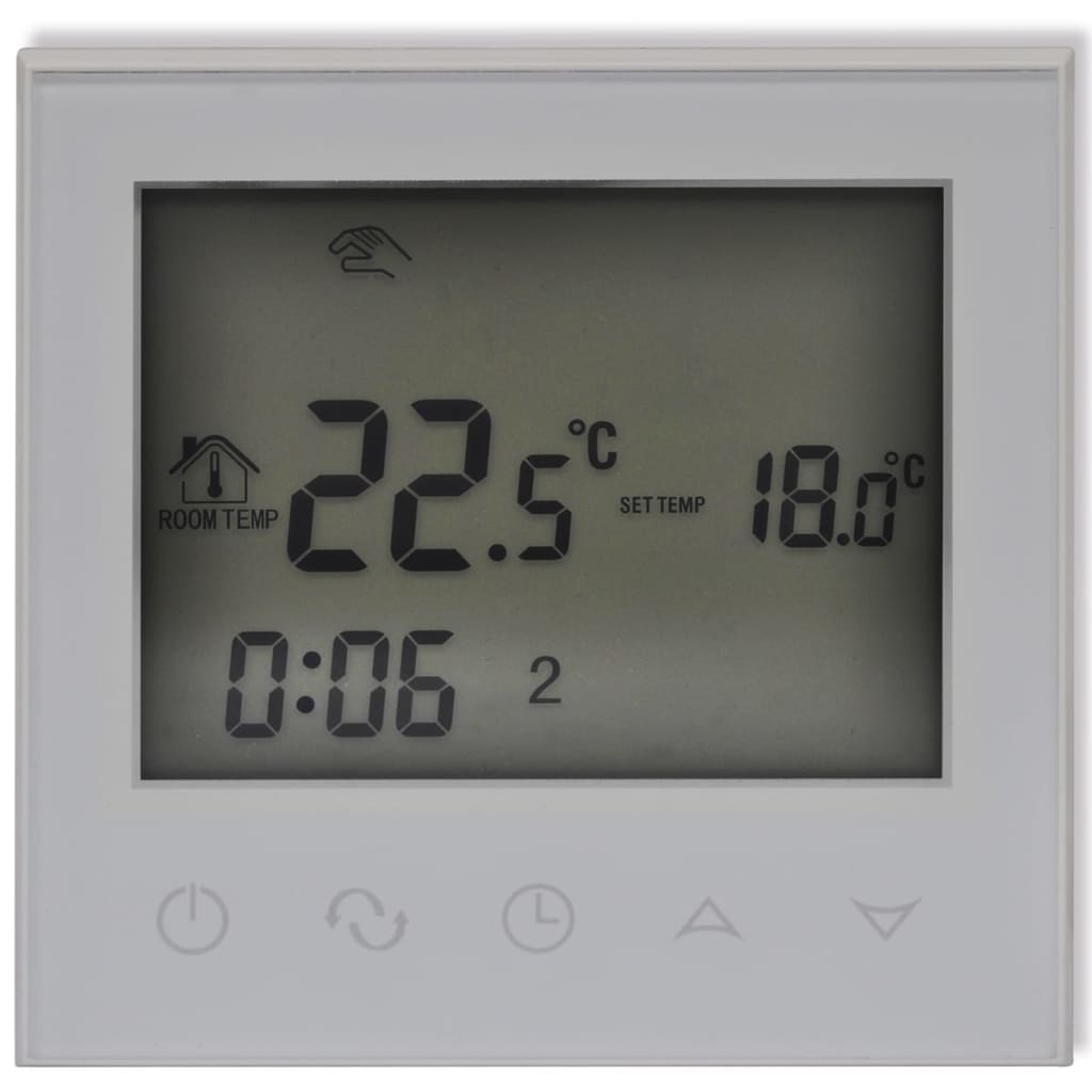 Digitálny termostat s dotykovou obrazovkou pre podlahové kúrenie