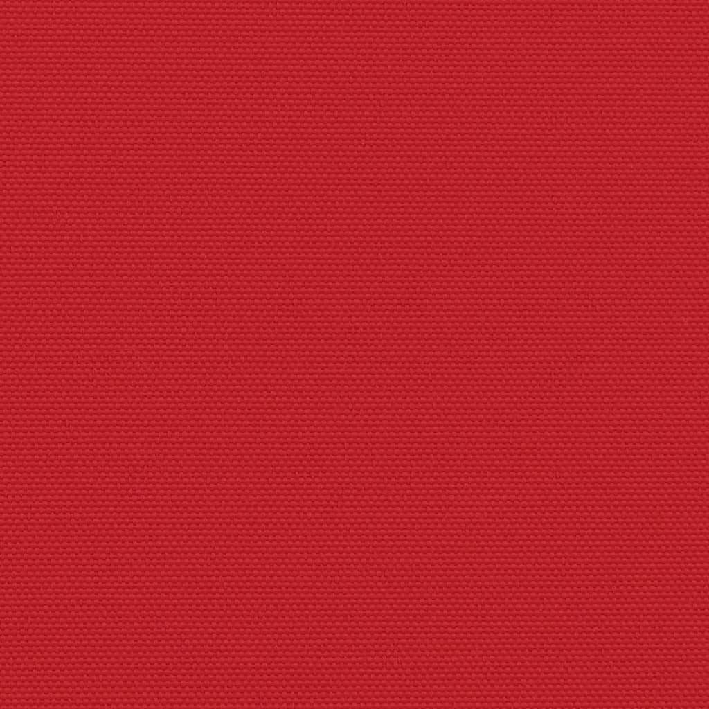 vidaXL Zaťahovacia bočná markíza, červená 220x1000 cm