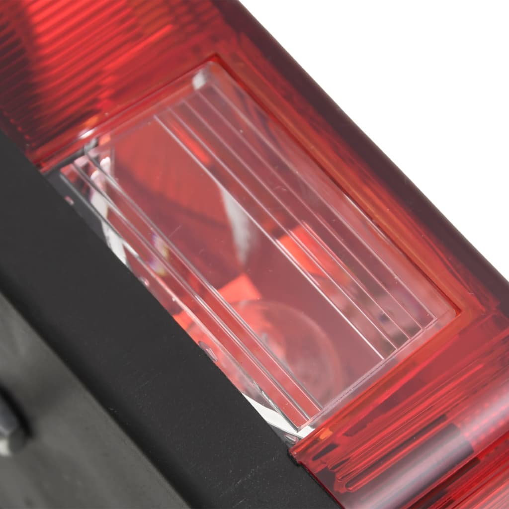 vidaXL Svetlá na príves 2 ks červené 23x6x13 cm 12 V klasická žiarovka