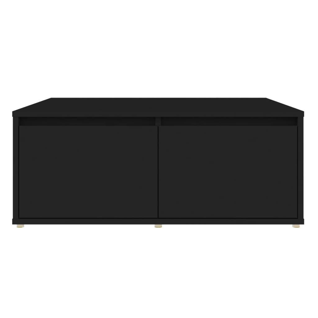 vidaXL Konferenčný stolík čierny 80x80x31cm drevotrieska