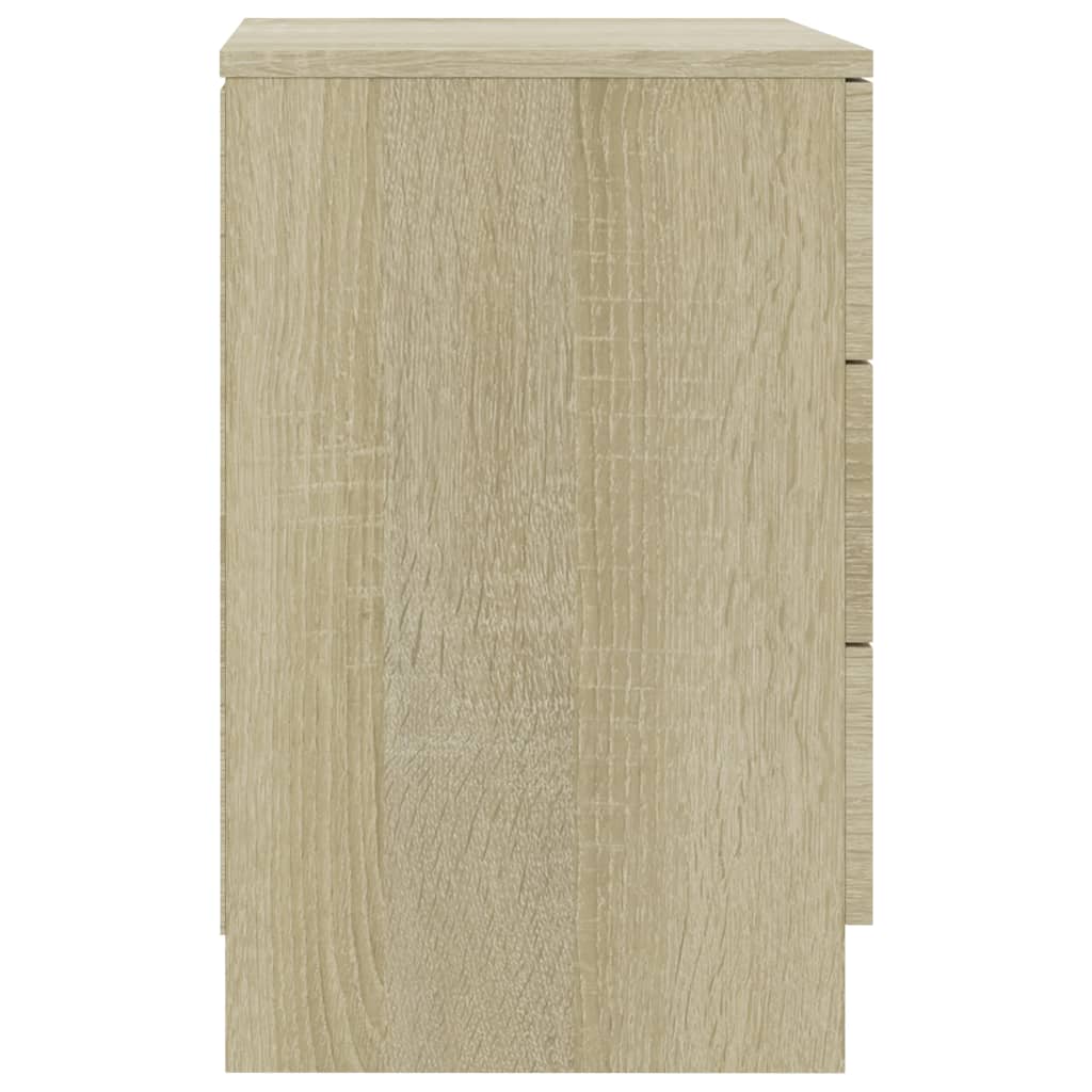 vidaXL Nočný stolík, dub sonoma 38x35x56 cm, kompozitné drevo