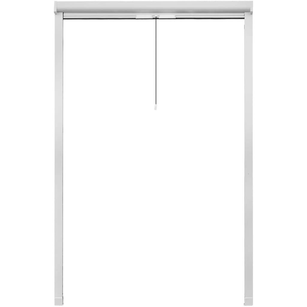 Biela rolovacia sieťka na okno 120 x 170 cm