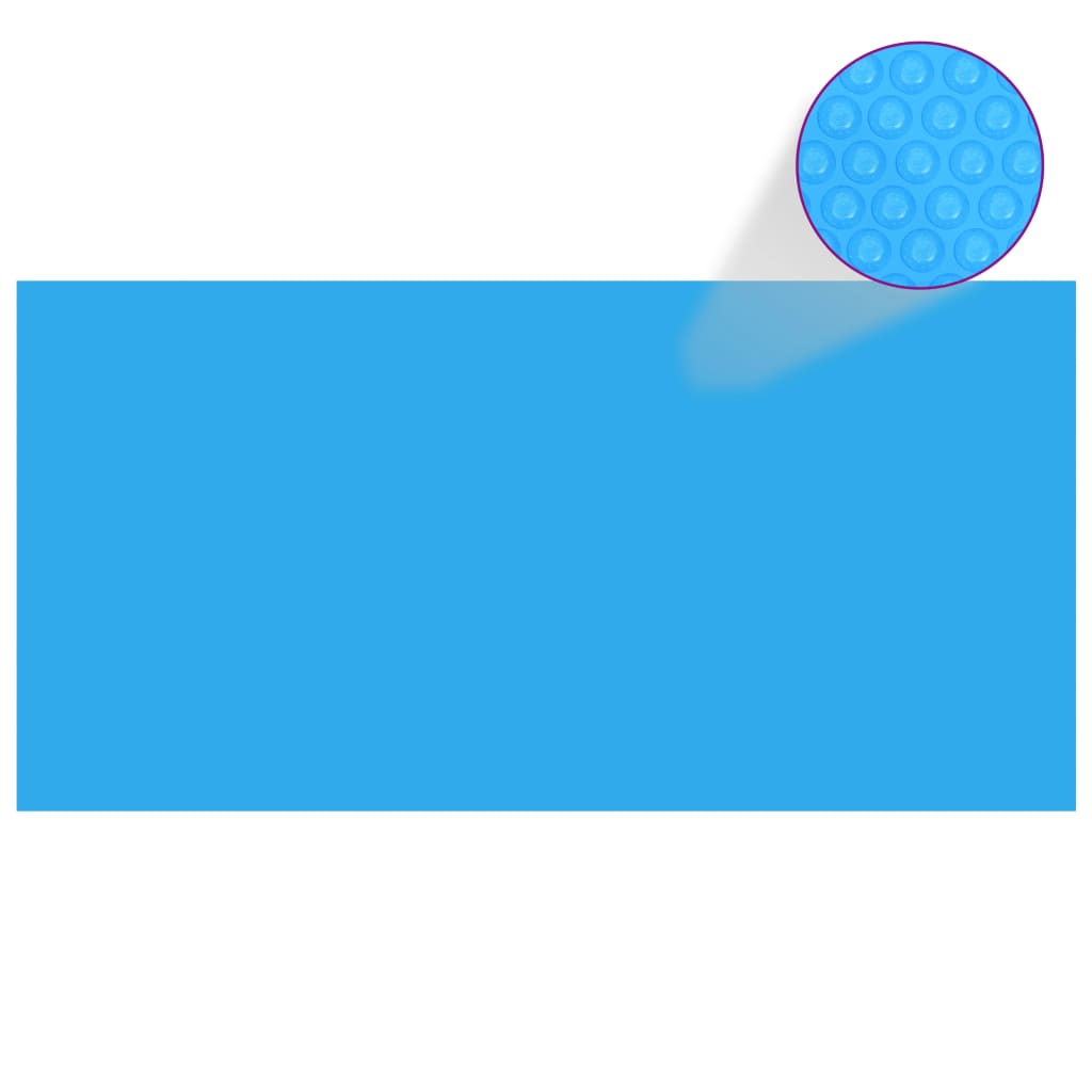 vidaXL Bazénová plachta, modrá 975x488 cm, PE
