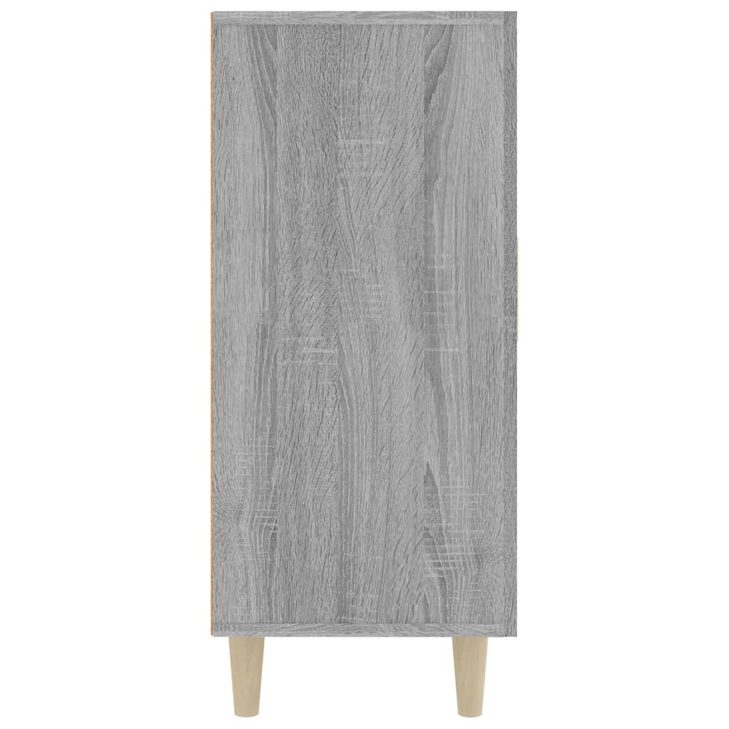 vidaXL Komoda sivý dub sonoma 90x34x80 cm kompozitné drevo