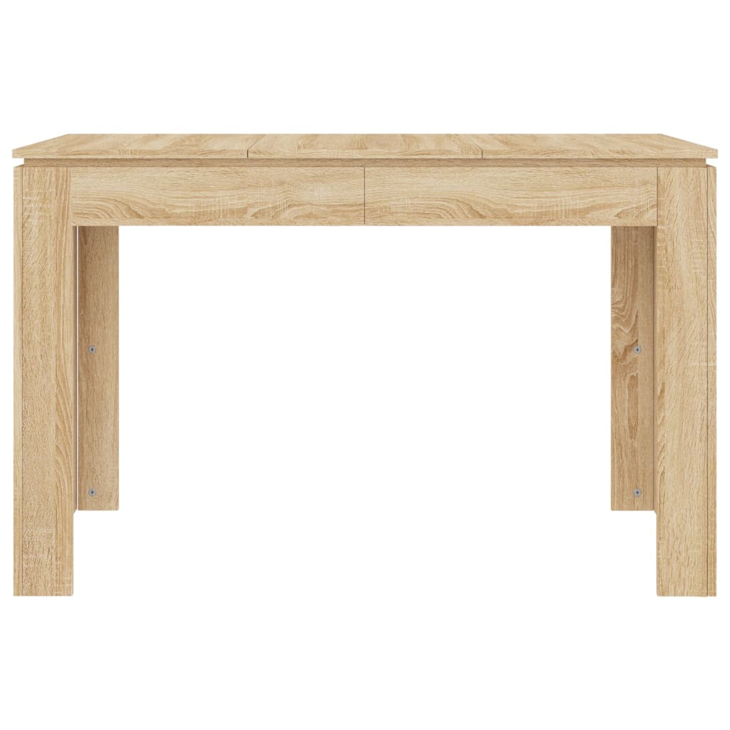 vidaXL Jedálenský stôl, dub sonoma 120x60x76 cm, drevotrieska