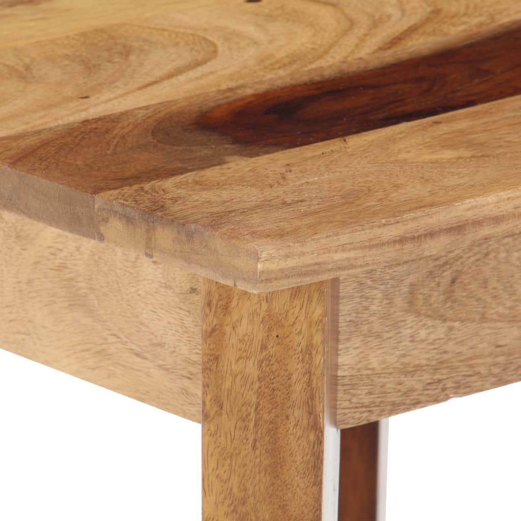 vidaXL Konferenčný stolík 110x60x40 cm masívne sheeshamové drevo
