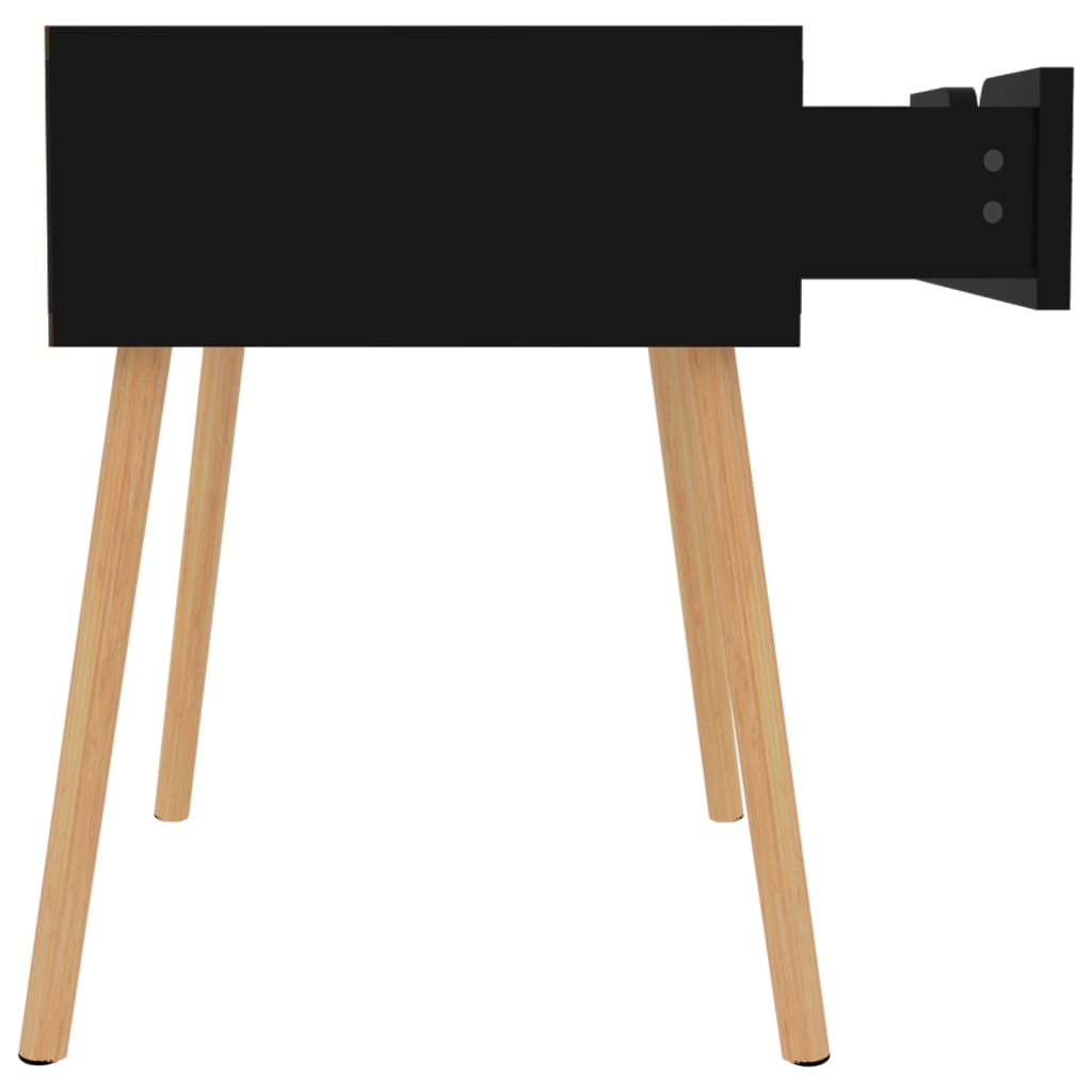 vidaXL Nočný stolík lesklý čierny 40x40x56 cm drevotrieska