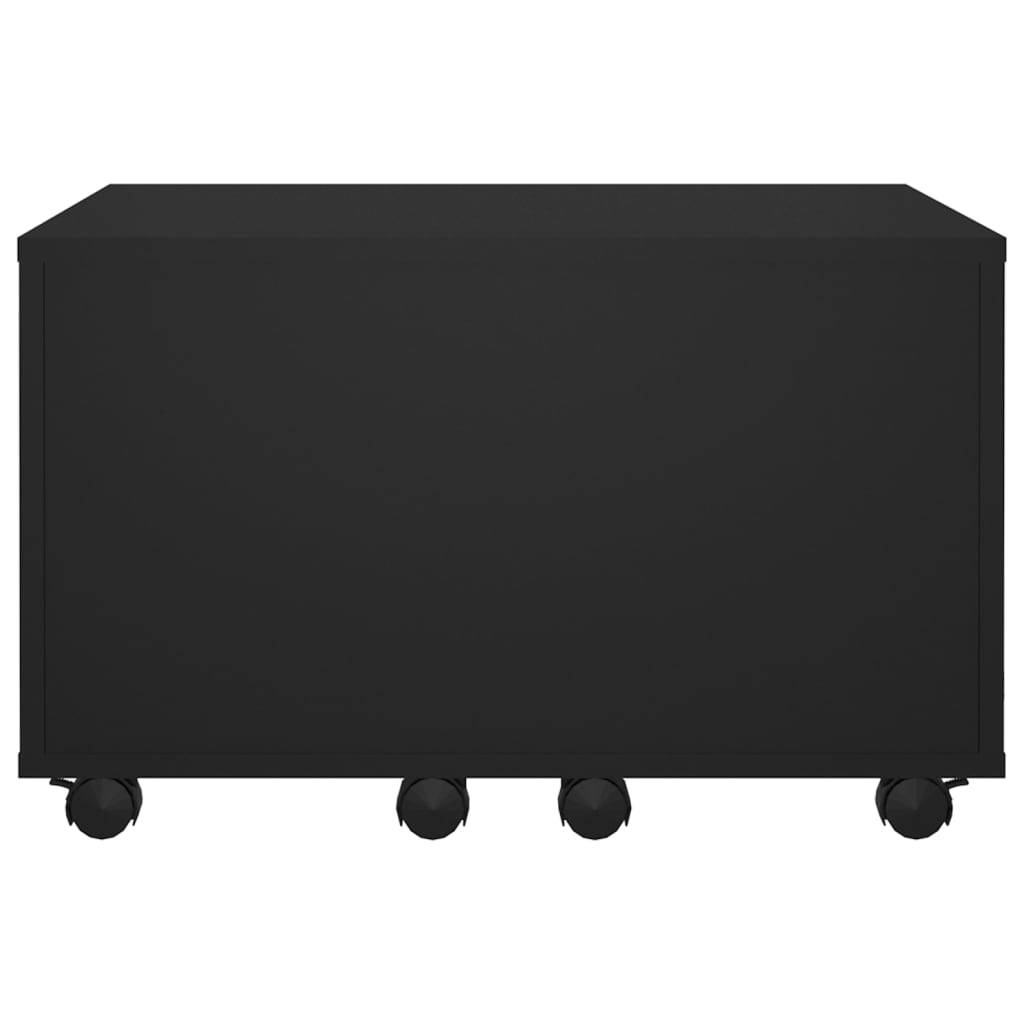 vidaXL Konferenčný stolík čierny 60x60x38 cm drevotrieska