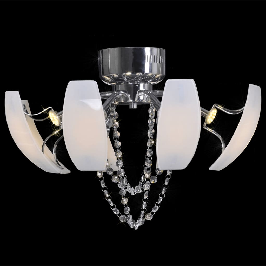 Stropné LED svietidlo - krištáľový luster s priemerom 52 cm