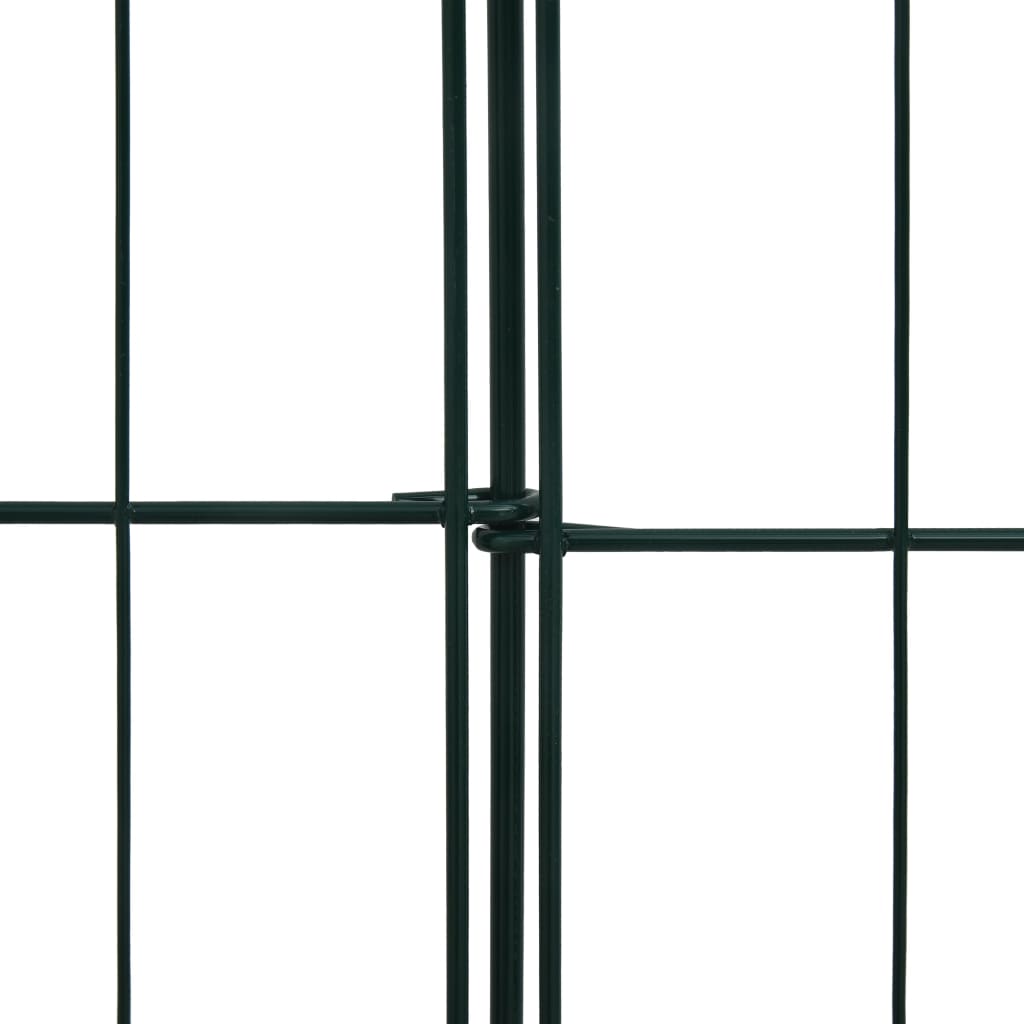 vidaXL Záhradný plot 115x79 cm, zelený