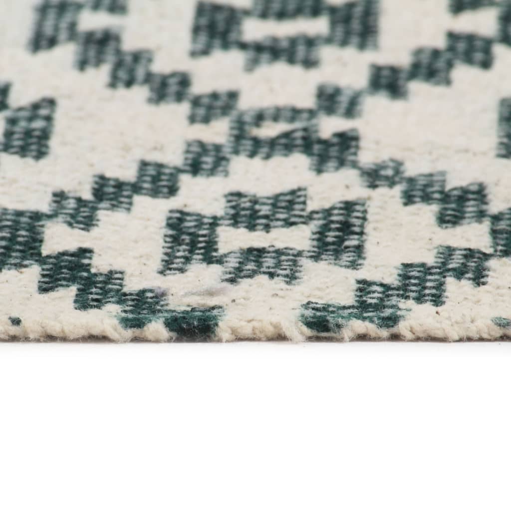 vidaXL Ručne tkaný koberec Kilim bavlna 120x180 cm potlač farebný