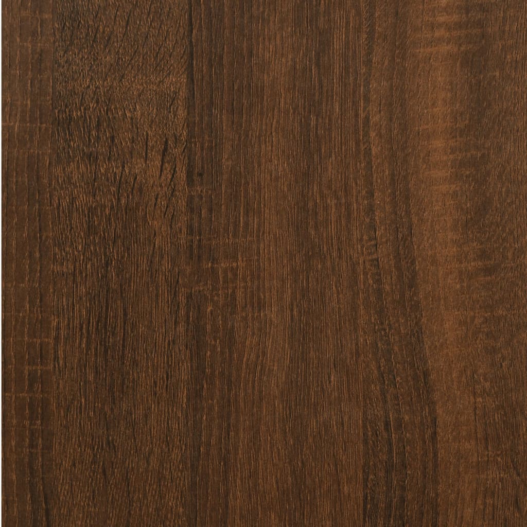 vidaXL Nočný stolík hnedý dub 40x35x70 cm spracované drevo